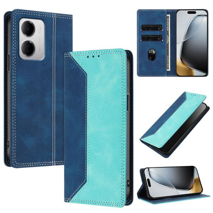 Skin Feel Two-tone RFID Blocking Vegan Leather Phone Case, For Redmi K90 Max 5G, For Redmi A7 Pro 4G / 5G 171mm, For Redmi 15a 5G, For Redmi Turbo 5 Max / Poco X8 Pro Max 5G, For Redmi Turbo 5 / Poco X8 Pro 5G, For Redmi Note 15 Pro+ 5G Global 163.3mm ...
