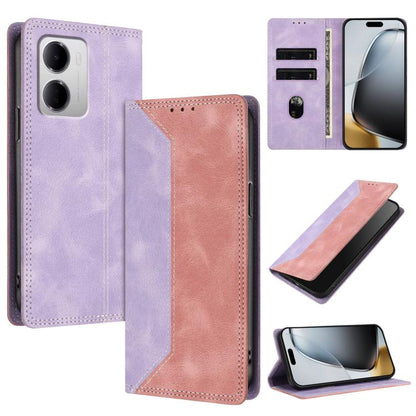 Skin Feel Two-tone RFID Blocking Vegan Leather Phone Case, For Redmi K90 Max 5G, For Redmi A7 Pro 4G / 5G 171mm, For Redmi 15a 5G, For Redmi Turbo 5 Max / Poco X8 Pro Max 5G, For Redmi Turbo 5 / Poco X8 Pro 5G, For Redmi Note 15 Pro+ 5G Global 163.3mm ...