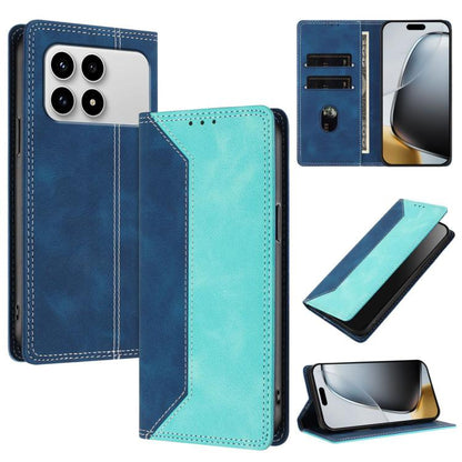 Skin Feel Two-tone RFID Blocking Vegan Leather Phone Case, For Redmi K90 Max 5G, For Redmi A7 Pro 4G / 5G 171mm, For Redmi 15a 5G, For Redmi Turbo 5 Max / Poco X8 Pro Max 5G, For Redmi Turbo 5 / Poco X8 Pro 5G, For Redmi Note 15 Pro+ 5G Global 163.3mm ...