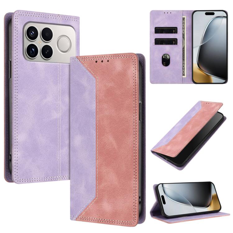 Skin Feel Two-tone RFID Blocking Vegan Leather Phone Case, For Redmi K90 Max 5G, For Redmi A7 Pro 4G / 5G 171mm, For Redmi 15a 5G, For Redmi Turbo 5 Max / Poco X8 Pro Max 5G, For Redmi Turbo 5 / Poco X8 Pro 5G, For Redmi Note 15 Pro+ 5G Global 163.3mm ...