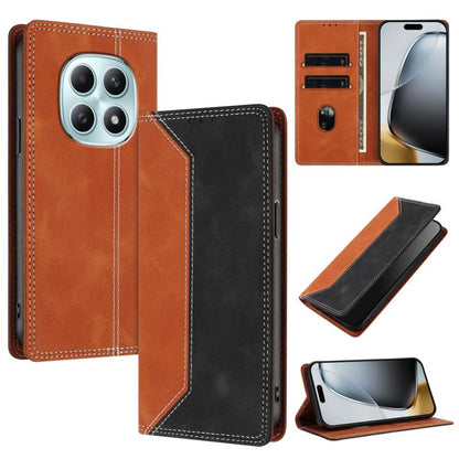 Skin Feel Two-tone RFID Blocking Vegan Leather Phone Case, For Redmi K90 Max 5G, For Redmi A7 Pro 4G / 5G 171mm, For Redmi 15a 5G, For Redmi Turbo 5 Max / Poco X8 Pro Max 5G, For Redmi Turbo 5 / Poco X8 Pro 5G, For Redmi Note 15 Pro+ 5G Global 163.3mm ...