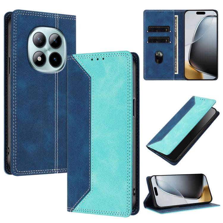 Skin Feel Two-tone RFID Blocking Vegan Leather Phone Case, For Redmi K90 Max 5G, For Redmi A7 Pro 4G / 5G 171mm, For Redmi 15a 5G, For Redmi Turbo 5 Max / Poco X8 Pro Max 5G, For Redmi Turbo 5 / Poco X8 Pro 5G, For Redmi Note 15 Pro+ 5G Global 163.3mm ...