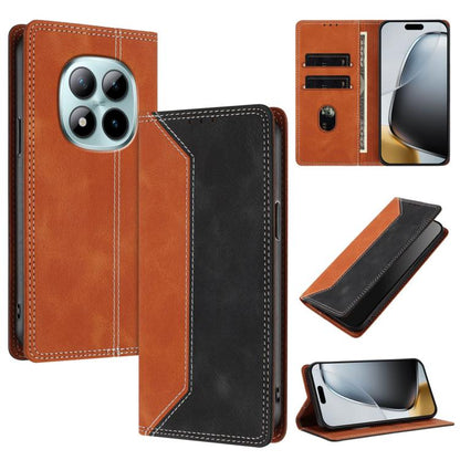 Skin Feel Two-tone RFID Blocking Vegan Leather Phone Case, For Redmi K90 Max 5G, For Redmi A7 Pro 4G / 5G 171mm, For Redmi 15a 5G, For Redmi Turbo 5 Max / Poco X8 Pro Max 5G, For Redmi Turbo 5 / Poco X8 Pro 5G, For Redmi Note 15 Pro+ 5G Global 163.3mm ...
