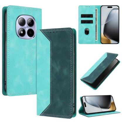Skin Feel Two-tone RFID Blocking Vegan Leather Phone Case, For Redmi K90 Max 5G, For Redmi A7 Pro 4G / 5G 171mm, For Redmi 15a 5G, For Redmi Turbo 5 Max / Poco X8 Pro Max 5G, For Redmi Turbo 5 / Poco X8 Pro 5G, For Redmi Note 15 Pro+ 5G Global 163.3mm ...