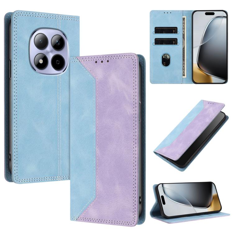 Skin Feel Two-tone RFID Blocking Vegan Leather Phone Case, For Redmi K90 Max 5G, For Redmi A7 Pro 4G / 5G 171mm, For Redmi 15a 5G, For Redmi Turbo 5 Max / Poco X8 Pro Max 5G, For Redmi Turbo 5 / Poco X8 Pro 5G, For Redmi Note 15 Pro+ 5G Global 163.3mm ...