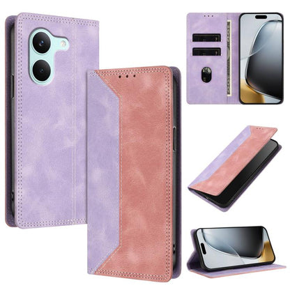 Skin Feel Two-tone RFID Blocking Vegan Leather Phone Case, For Redmi K90 Max 5G, For Redmi A7 Pro 4G / 5G 171mm, For Redmi 15a 5G, For Redmi Turbo 5 Max / Poco X8 Pro Max 5G, For Redmi Turbo 5 / Poco X8 Pro 5G, For Redmi Note 15 Pro+ 5G Global 163.3mm ...
