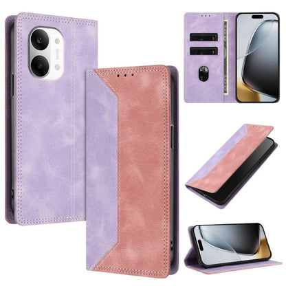 Skin Feel Two-tone RFID Blocking Vegan Leather Phone Case, For Redmi K90 Max 5G, For Redmi A7 Pro 4G / 5G 171mm, For Redmi 15a 5G, For Redmi Turbo 5 Max / Poco X8 Pro Max 5G, For Redmi Turbo 5 / Poco X8 Pro 5G, For Redmi Note 15 Pro+ 5G Global 163.3mm ...