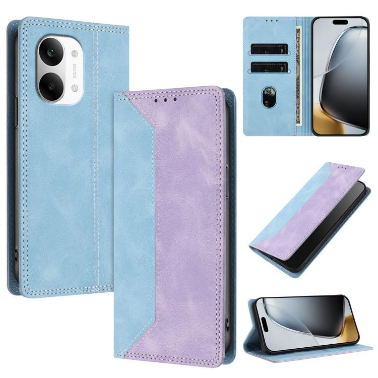 Skin Feel Two-tone RFID Blocking Vegan Leather Phone Case, For Redmi K90 Max 5G, For Redmi A7 Pro 4G / 5G 171mm, For Redmi 15a 5G, For Redmi Turbo 5 Max / Poco X8 Pro Max 5G, For Redmi Turbo 5 / Poco X8 Pro 5G, For Redmi Note 15 Pro+ 5G Global 163.3mm ...