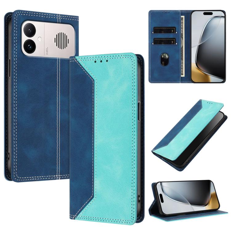 Skin Feel Two-tone RFID Blocking Vegan Leather Phone Case, For Redmi K90 Max 5G, For Redmi A7 Pro 4G / 5G 171mm, For Redmi 15a 5G, For Redmi Turbo 5 Max / Poco X8 Pro Max 5G, For Redmi Turbo 5 / Poco X8 Pro 5G, For Redmi Note 15 Pro+ 5G Global 163.3mm ...