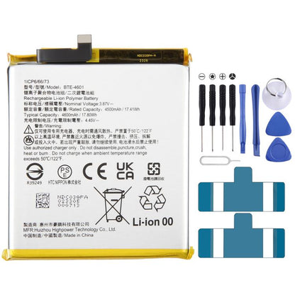 Akku, für HTC U23 Pro 4600mAh BTE-4601, für HTC Desire 21 Pro 5000mAh Q6353, für HTC Desire 20+ 5000mAh Q7202, für HTC Desire 20 Pro 5000mAh Q6655, für HTC Wildfire E1/E1 Plus 3000mAh BSQ09, für HTC U24 Pro+ 4600mAh BTE-4602