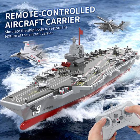 Jouet Porte-Avions Télécommandé JJR/C S27 avec Canon à Eau