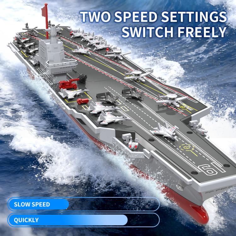 JJR/C S27 Remote Control Aircraft Carrier Toy with Water Cannon