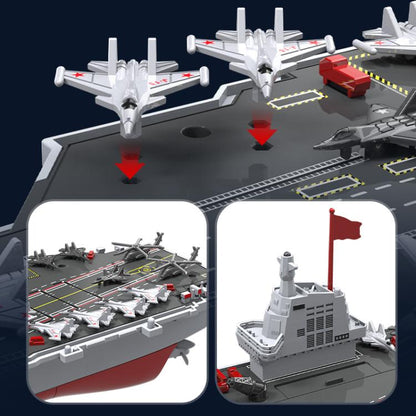 JJR/C S27 Remote Control Aircraft Carrier Toy with Water Cannon