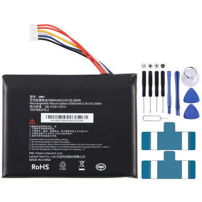 Décodeur de diagnostic automobile pour batterie, pour Launch X-431 PADV 9360mAh BMM3