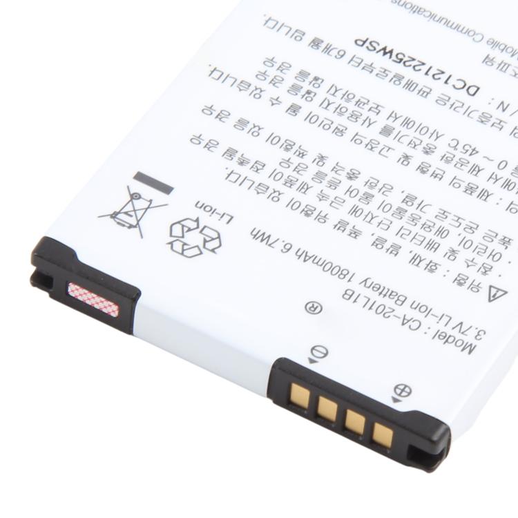 Batterie, Pour Casio C811 / CA201 1800 mAh CA-201L1B