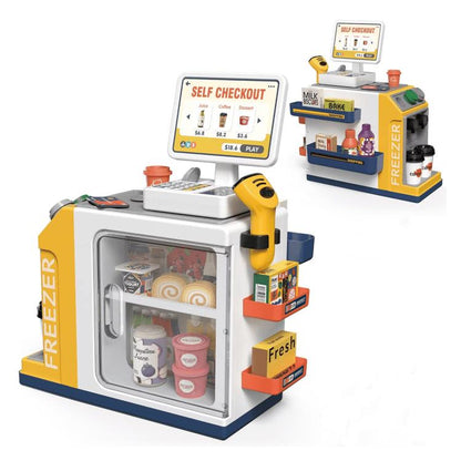 46pcs / Set Children Pretend Play Supermarket Cash Register Toy