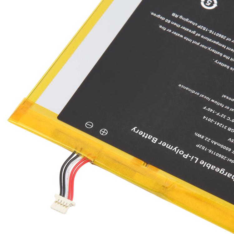 Batterie de tablette, Pour Alldocube iPlay 20 6000mAh 2860116-1S2P