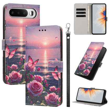 Painted Pattern Vegan Leather Phone Case with Strap, For Realme 16T 5G, For Realme C100 / C100i / C100x 4G, For Realme P4 Power 5G, For Realme C85 4G Global/15X, For Realme 16 5G, For Realme 16 Pro+ 5G, For Realme 16 Pro 5G                             ...
