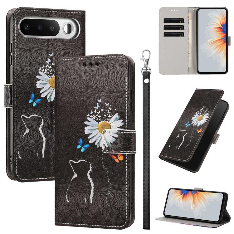 Painted Pattern Vegan Leather Phone Case with Strap, For Realme 16T 5G, For Realme C100 / C100i / C100x 4G, For Realme P4 Power 5G, For Realme C85 4G Global/15X, For Realme 16 5G, For Realme 16 Pro+ 5G, For Realme 16 Pro 5G                             ...