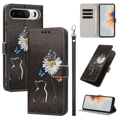 Painted Pattern Vegan Leather Phone Case with Strap, For Realme 16T 5G, For Realme C100 / C100i / C100x 4G, For Realme P4 Power 5G, For Realme C85 4G Global/15X, For Realme 16 5G, For Realme 16 Pro+ 5G, For Realme 16 Pro 5G                             ...