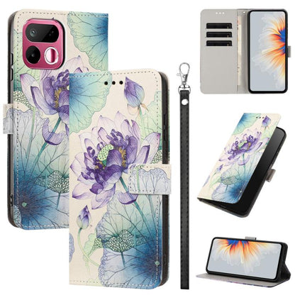 Painted Pattern Vegan Leather Phone Case with Strap, For Realme 16T 5G, For Realme C100 / C100i / C100x 4G, For Realme P4 Power 5G, For Realme C85 4G Global/15X, For Realme 16 5G, For Realme 16 Pro+ 5G, For Realme 16 Pro 5G                             ...