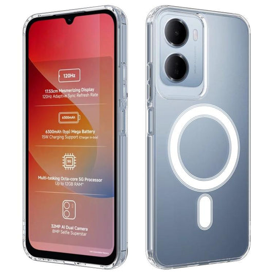 MagSafe Clear Acrylic PC Hybrid TPU Phone Case, For Redmi 15a 5G / R70 5G / R70m 5G, For Redmi Turbo 5 Max/Poco X8 Pro Max, For Redmi Turbo 5 / Poco X8 Pro 5G, For Redmi Note 15 Pro+ 5G Global, For Redmi Note 15 5G / 4G Global 164mm                    ...