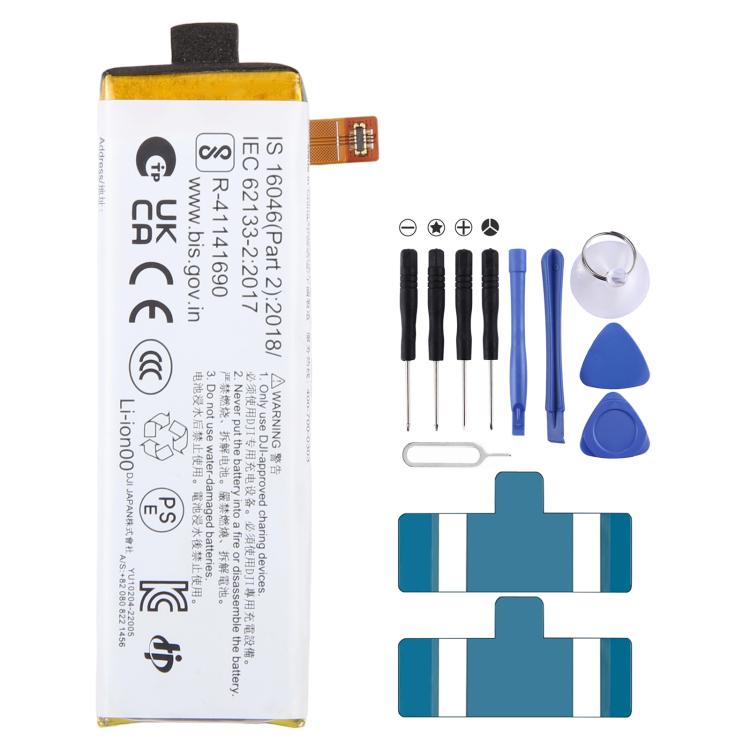 Batterie, Pour DJI Osmo Pocket 3 1300mAh BHX212-1300-7.7, Pour DJI Action 2 650mAh 7.7V BCX103, Pour DJI Osmo Pocket 1/2 HB3-875mAh-7.7V OT110/OT-210