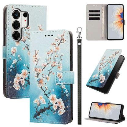Painted Pattern Vegan Leather Phone Case with Strap, For Tecno Spark 50 5G, For Tecno Spark 50 4G/KN4, For Tecno Camon 50 Pro 4G, For Tecno Camon 50 4G/CN5, For Tecno Spark Go 3, For Tecno Spark Slim, For Tecno Spark 40C, For Tecno Pova 7 Pro 5G       ...