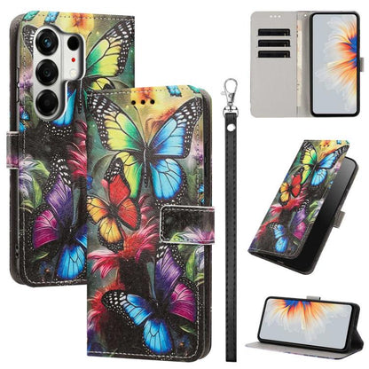 Painted Pattern Vegan Leather Phone Case with Strap, For Tecno Spark 50 5G, For Tecno Spark 50 4G/KN4, For Tecno Camon 50 Pro 4G, For Tecno Camon 50 4G/CN5, For Tecno Spark Go 3, For Tecno Spark Slim, For Tecno Spark 40C, For Tecno Pova 7 Pro 5G       ...