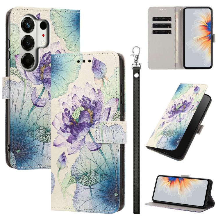 Painted Pattern Vegan Leather Phone Case with Strap, For Tecno Spark 50 5G, For Tecno Spark 50 4G/KN4, For Tecno Camon 50 Pro 4G, For Tecno Camon 50 4G/CN5, For Tecno Spark Go 3, For Tecno Spark Slim, For Tecno Spark 40C, For Tecno Pova 7 Pro 5G       ...