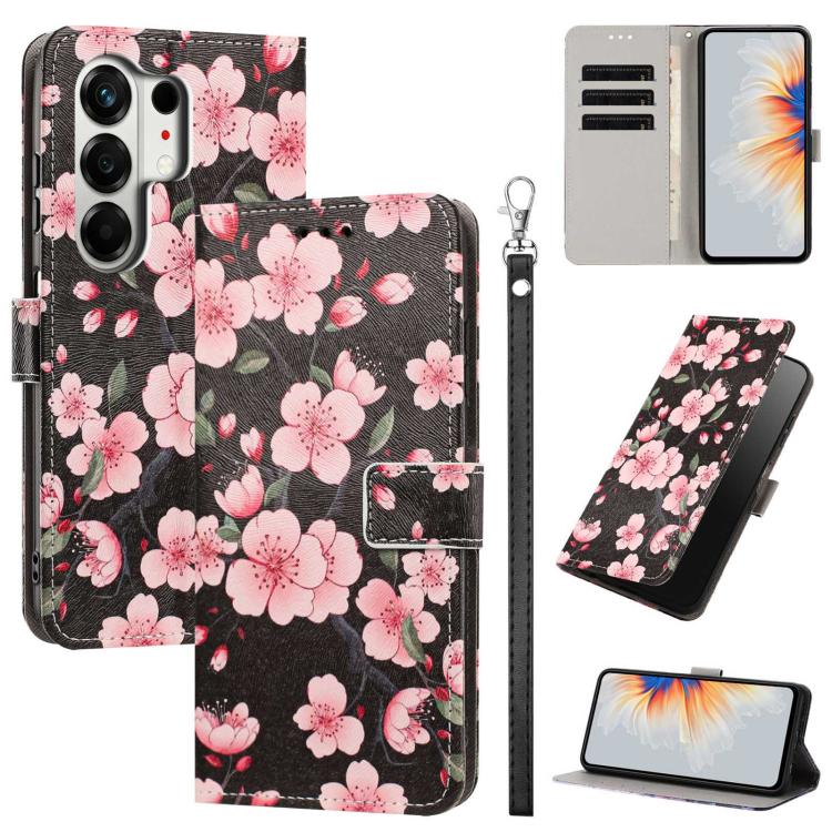 Painted Pattern Vegan Leather Phone Case with Strap, For Tecno Spark 50 5G, For Tecno Spark 50 4G/KN4, For Tecno Camon 50 Pro 4G, For Tecno Camon 50 4G/CN5, For Tecno Spark Go 3, For Tecno Spark Slim, For Tecno Spark 40C, For Tecno Pova 7 Pro 5G       ...