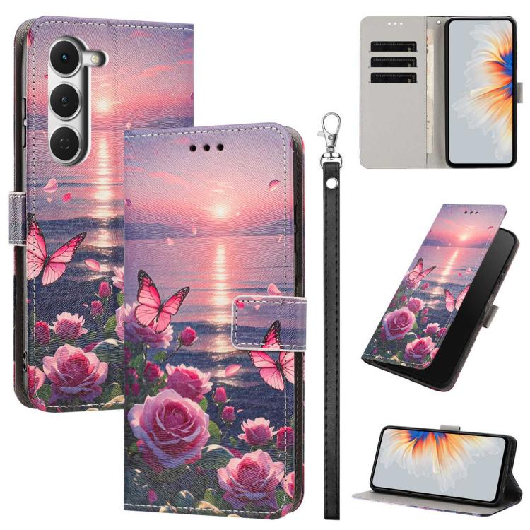 Painted Pattern Vegan Leather Phone Case with Strap, For Tecno Spark 50 5G, For Tecno Spark 50 4G/KN4, For Tecno Camon 50 Pro 4G, For Tecno Camon 50 4G/CN5, For Tecno Spark Go 3, For Tecno Spark Slim, For Tecno Spark 40C, For Tecno Pova 7 Pro 5G       ...