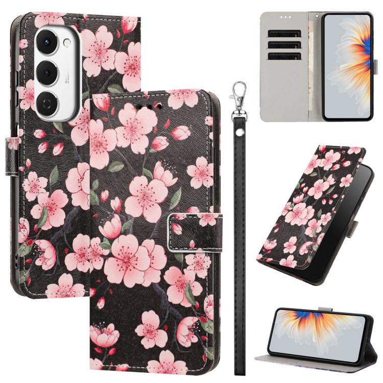 Painted Pattern Vegan Leather Phone Case with Strap, For Tecno Spark 50 5G, For Tecno Spark 50 4G/KN4, For Tecno Camon 50 Pro 4G, For Tecno Camon 50 4G/CN5, For Tecno Spark Go 3, For Tecno Spark Slim, For Tecno Spark 40C, For Tecno Pova 7 Pro 5G       ...