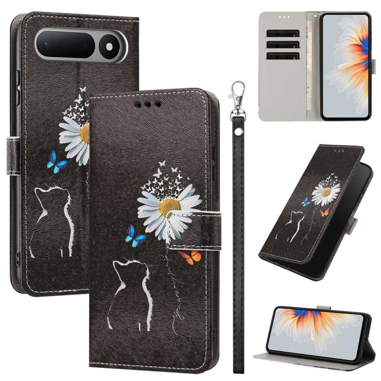 Painted Pattern Vegan Leather Phone Case with Strap, For Tecno Spark 50 5G, For Tecno Spark 50 4G/KN4, For Tecno Camon 50 Pro 4G, For Tecno Camon 50 4G/CN5, For Tecno Spark Go 3, For Tecno Spark Slim, For Tecno Spark 40C, For Tecno Pova 7 Pro 5G       ...