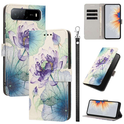 Painted Pattern Vegan Leather Phone Case with Strap, For Tecno Pova 7 Ultra 5G, For Tecno Pova 7 4G, For Tecno Camon 40 Pro, For Tecno Camon 40 Premier, For Tecno Camon 40, For Tecno Camon 40 Pro 5G Global, For Tecno Spark 30C 5G/Pop 9 5G              ...
