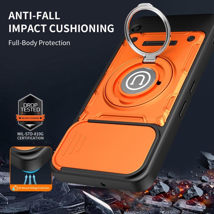 Sliding Camshield Holder Magnetic Phone Case, For Nothing Phone 3a Lite