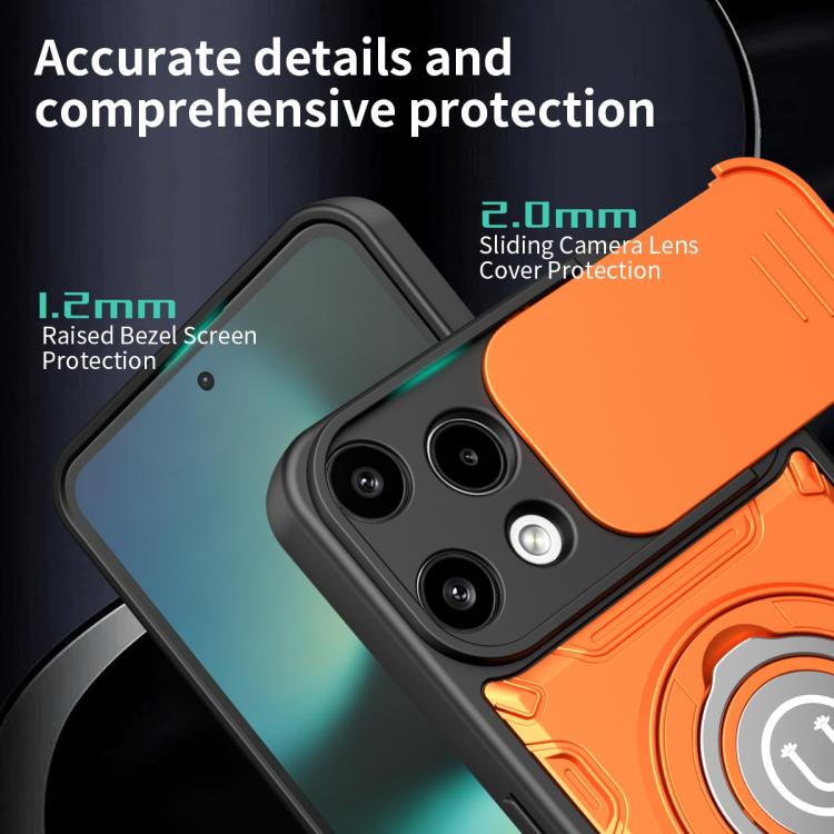 Sliding Camshield Holder Magnetic Phone Case, For Nothing Phone 3a Lite