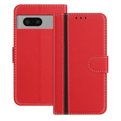 Color Block Card Slots Vegan Leather Phone Case, For Google Pixel 7 Pro, For Google Pixel 7