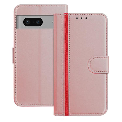 Color Block Card Slots Vegan Leather Phone Case, For Google Pixel 7 Pro, For Google Pixel 7
