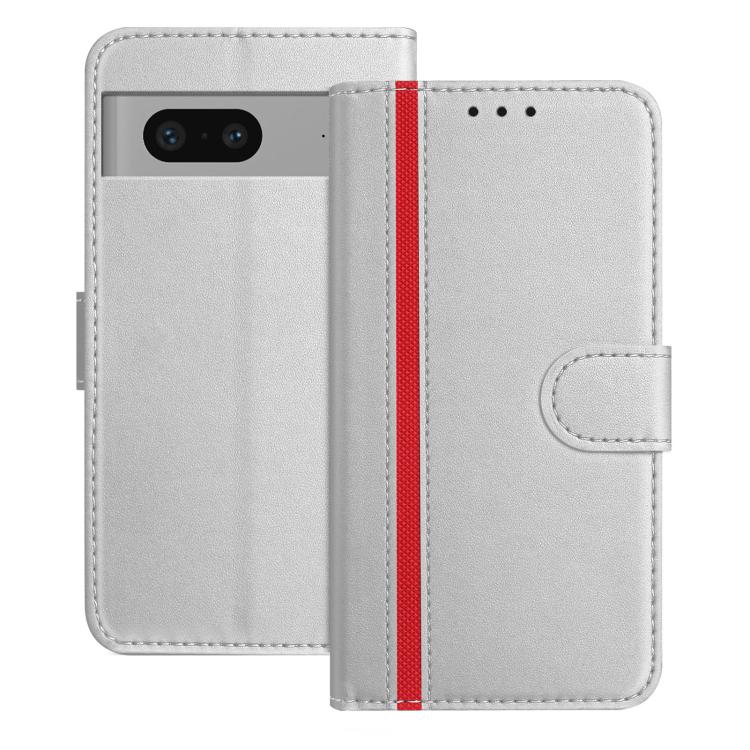 Color Block Card Slots Vegan Leather Phone Case, For Google Pixel 7 Pro, For Google Pixel 7