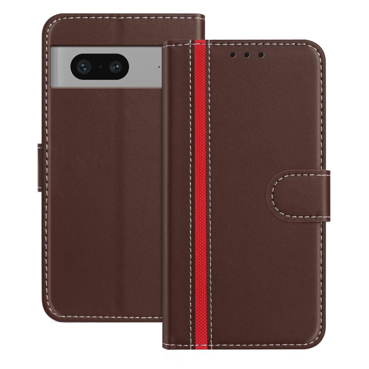 Color Block Card Slots Vegan Leather Phone Case, For Google Pixel 7 Pro, For Google Pixel 7
