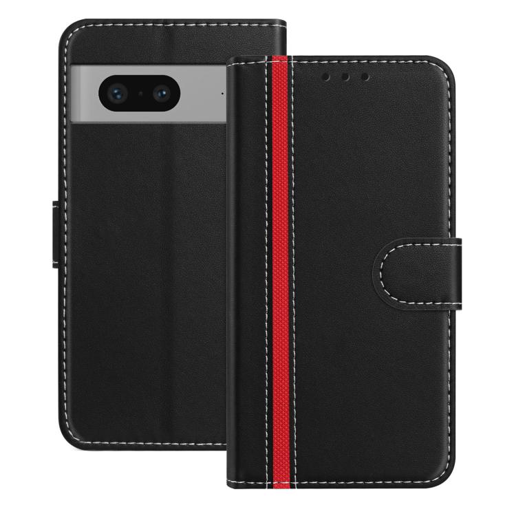 Color Block Card Slots Vegan Leather Phone Case, For Google Pixel 7 Pro, For Google Pixel 7
