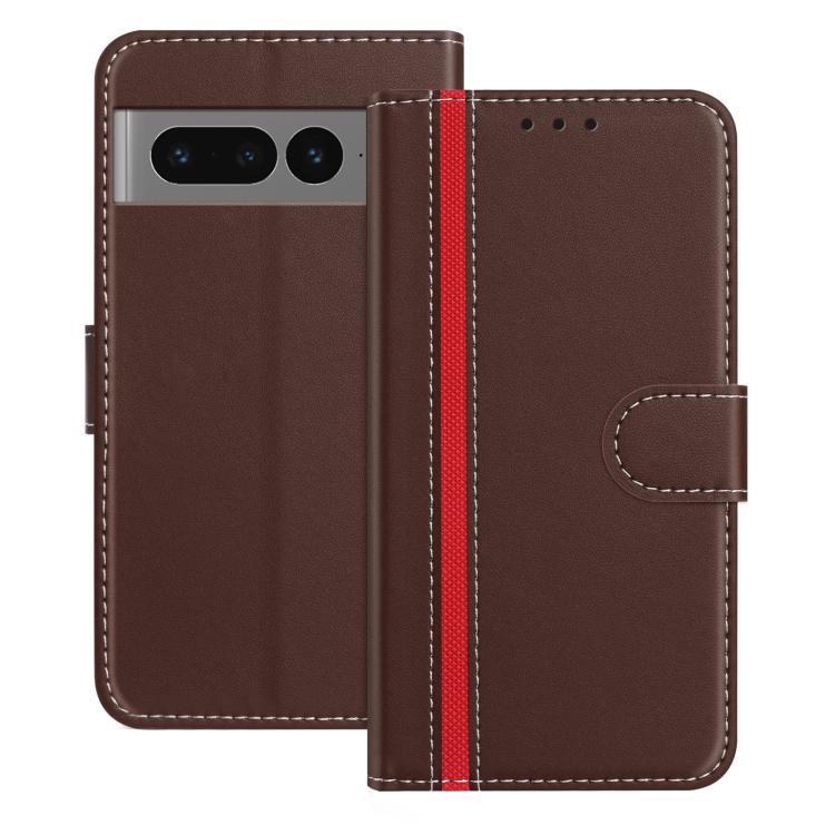 Color Block Card Slots Vegan Leather Phone Case, For Google Pixel 7 Pro, For Google Pixel 7