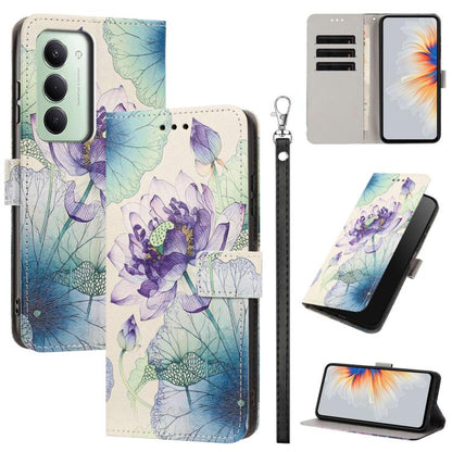 Painted Pattern Vegan Leather Phone Case with Strap, For Redmi 15 5G / 4G EU 171mm, For Redmi 15C 5G / 4G Global 171mm, For Redmi A5 4G 173.3mm, For Redmi A5 4G 171.7mm/Poco C71 4G, For Redmi Note 14 4G 164.84mm, For Redmi Note 14 Pro 5G/4G            ...