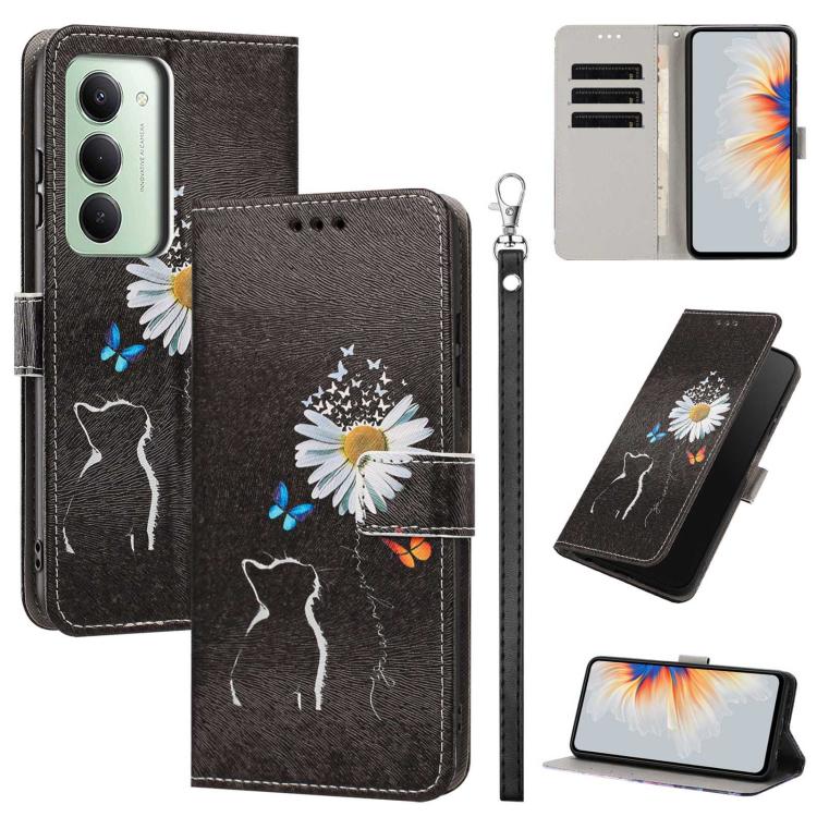 Painted Pattern Vegan Leather Phone Case with Strap, For Redmi 15a 5G Global, For Redmi A7 Pro 4G 171mm Global, For Redmi Turbo 5 Max 5G, For Redmi Turbo 5 5G/Poco X8 Pro 5G, For Redmi Note 15 Pro+ 5G Global 163.3mm, For Redmi Note 15 5G/4G Global 164m...