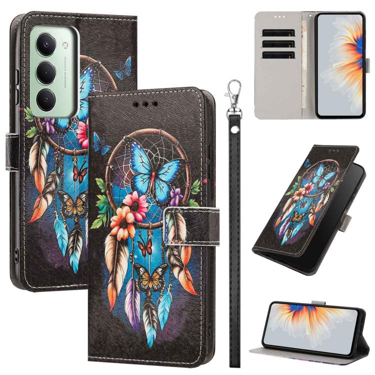Painted Pattern Vegan Leather Phone Case with Strap, For Redmi 15a 5G Global, For Redmi A7 Pro 4G 171mm Global, For Redmi Turbo 5 Max 5G, For Redmi Turbo 5 5G/Poco X8 Pro 5G, For Redmi Note 15 Pro+ 5G Global 163.3mm, For Redmi Note 15 5G/4G Global 164m...