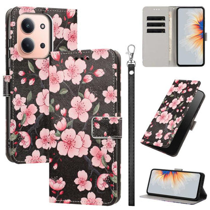 Painted Pattern Vegan Leather Phone Case with Strap, For Redmi 15a 5G Global, For Redmi A7 Pro 4G 171mm Global, For Redmi Turbo 5 Max 5G, For Redmi Turbo 5 5G/Poco X8 Pro 5G, For Redmi Note 15 Pro+ 5G Global 163.3mm, For Redmi Note 15 5G/4G Global 164m...