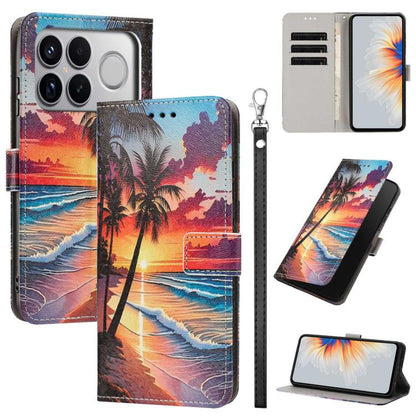 Painted Pattern Vegan Leather Phone Case with Strap, For Redmi 15a 5G Global, For Redmi A7 Pro 4G 171mm Global, For Redmi Turbo 5 Max 5G, For Redmi Turbo 5 5G/Poco X8 Pro 5G, For Redmi Note 15 Pro+ 5G Global 163.3mm, For Redmi Note 15 5G/4G Global 164m...
