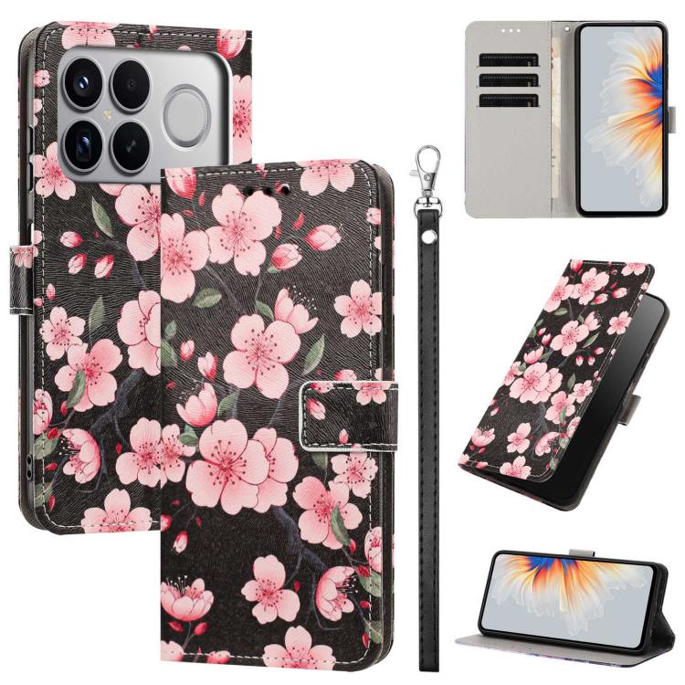 Painted Pattern Vegan Leather Phone Case with Strap, For Redmi 15a 5G Global, For Redmi A7 Pro 4G 171mm Global, For Redmi Turbo 5 Max 5G, For Redmi Turbo 5 5G/Poco X8 Pro 5G, For Redmi Note 15 Pro+ 5G Global 163.3mm, For Redmi Note 15 5G/4G Global 164m...