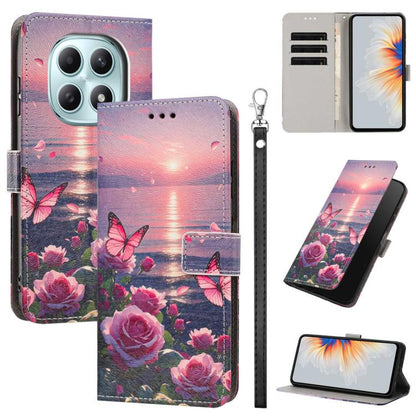 Painted Pattern Vegan Leather Phone Case with Strap, For Redmi 15a 5G Global, For Redmi A7 Pro 4G 171mm Global, For Redmi Turbo 5 Max 5G, For Redmi Turbo 5 5G/Poco X8 Pro 5G, For Redmi Note 15 Pro+ 5G Global 163.3mm, For Redmi Note 15 5G/4G Global 164m...